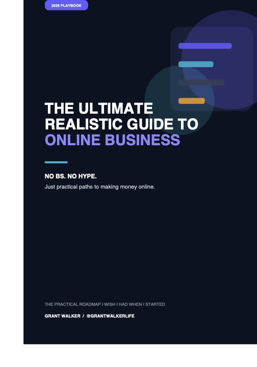 The Ultimate Realistic Guide to Online Business 2026 ebook cover